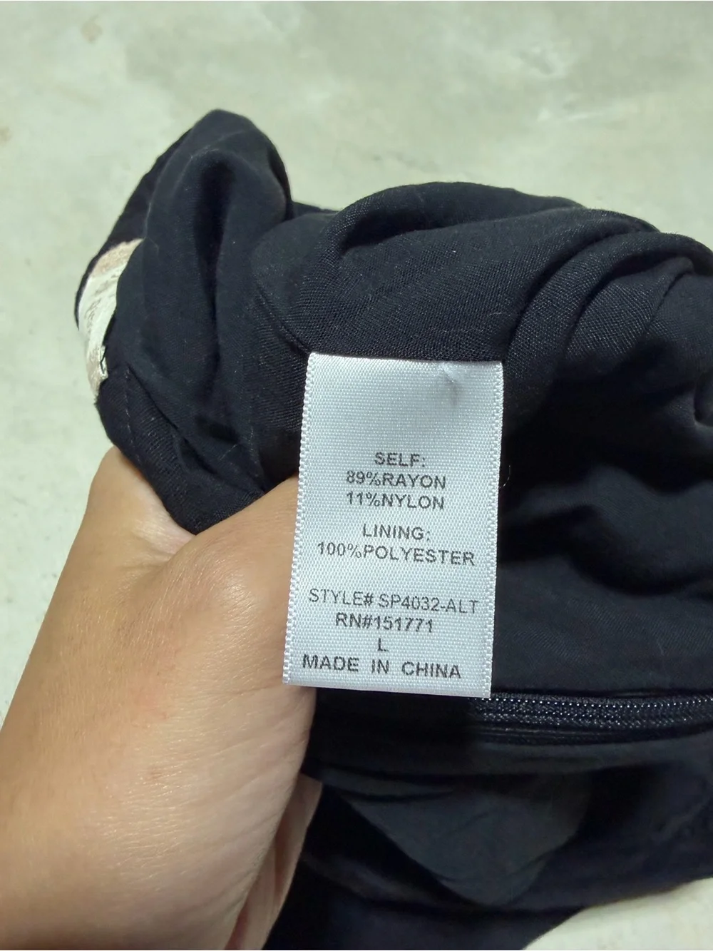 Altar’d state NWT Black Ruffled Skort large MSRP$60